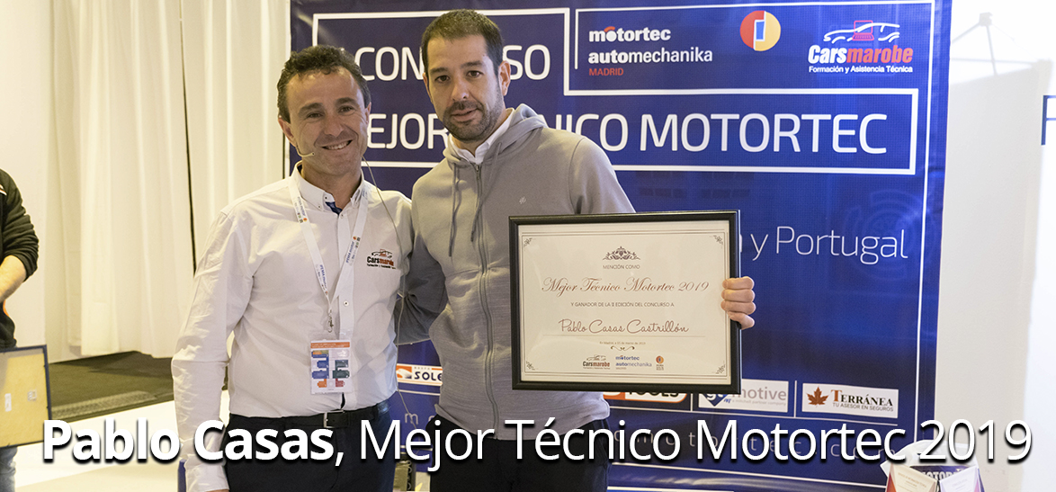 Pablo Casas, Mejor Técnico Motortec 2019